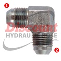 JIC 37� Tube Union Elbow (Stainless)