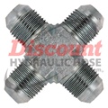 JIC 37� Union Cross (Stainless)