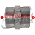 NPTF Female Pipe Coupling (Stainless)