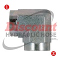 NPTF Female Pipe Elbow (Stainless)