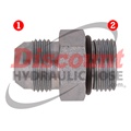 SS-6400 | SAE 37� (JIC) x Straight Thread O-Ring