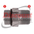 SS-6401 | Straight Thread O-Ring x NPTF Male Pipe