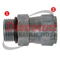 SS-6402 | Straight Thread O-Ring x SAE 37� (JIC) Female Swivel