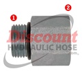 SS-6405 | Straight Thread O-Ring x NPTF Female Pipe