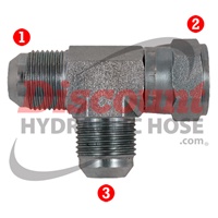 JIC 37� Swivel Run Tee (Stainless)