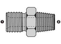 SS-9007 | BSPP x Male Pipe (NPTF)