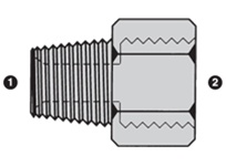 SS-9037 | Male Pipe (NPTF) x Female BSPP