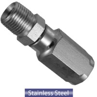 Stainless Steel - NPTF Male Pipe Rigid